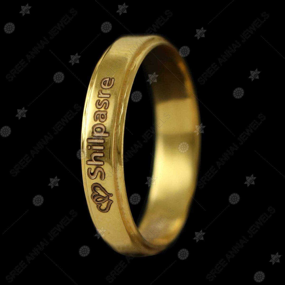 Asian Gold Jewelry】9999 Pure Gold::True Love Password-Love Forever-Activity Ring  Ring Gold Matching Ring - Shop yamo jin jewelry General Rings - Pinkoi