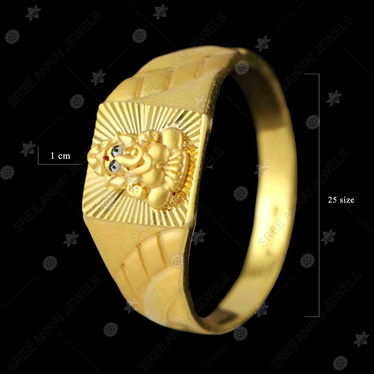 Gold Ring - Modern Serpent **Hybrid Finish** - 5.5 Grams, 24K Pure - Medium