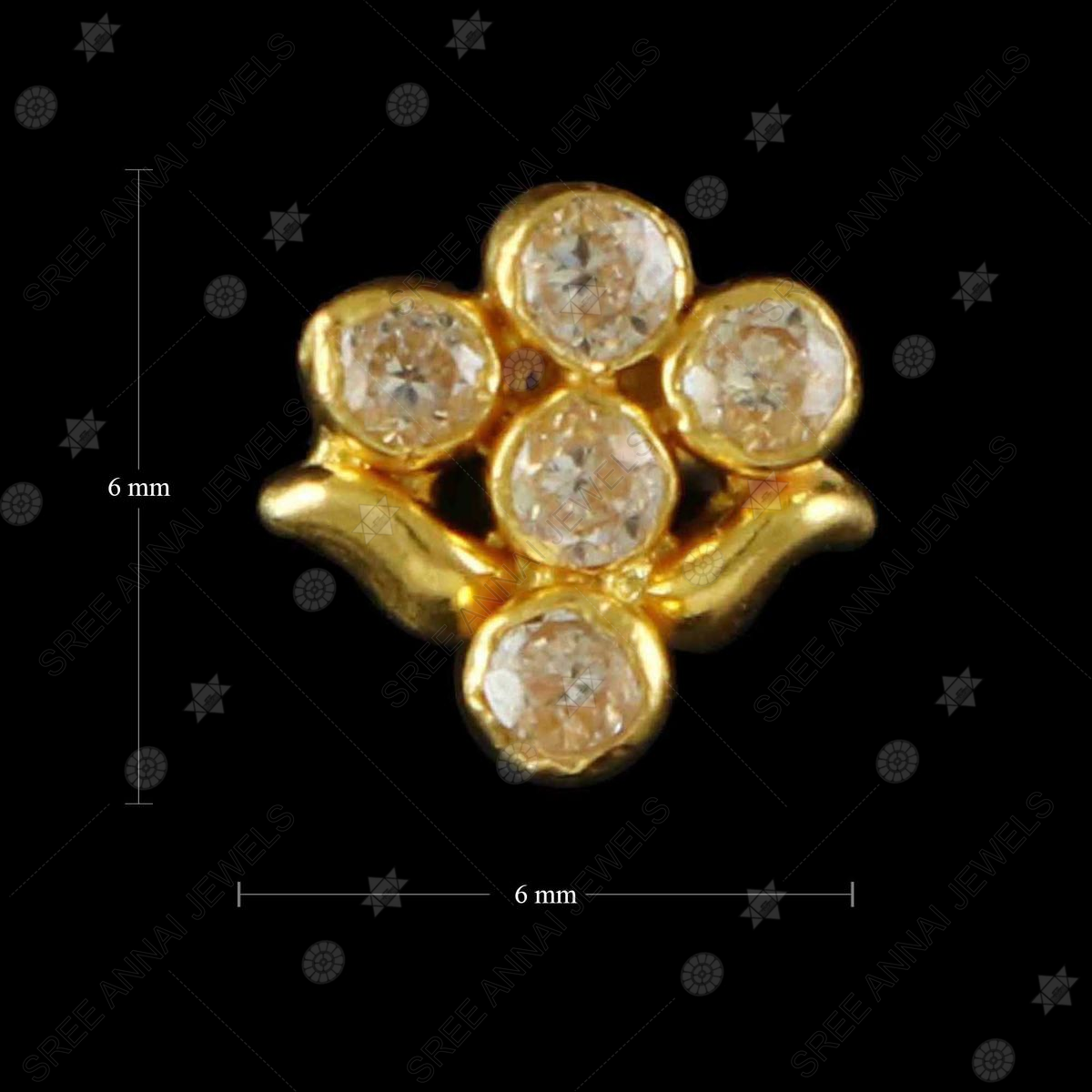 Buy Gold Toned Wedding Nath Nose Ring for Women Online at Silvermerc |  SBNP23R_114 – Silvermerc Designs