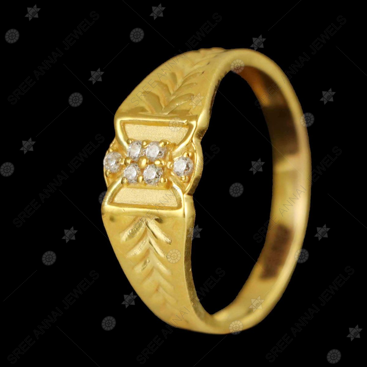 Men's Everyday Ring - 22K Gold | Modern Gold Ring for Men – Virani Jewelers