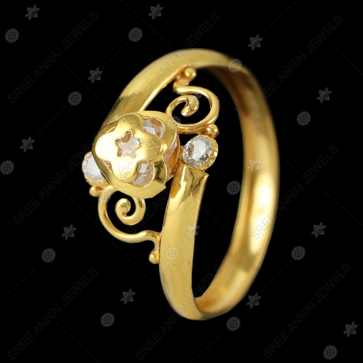 The Shiny Jafri Gold Ring