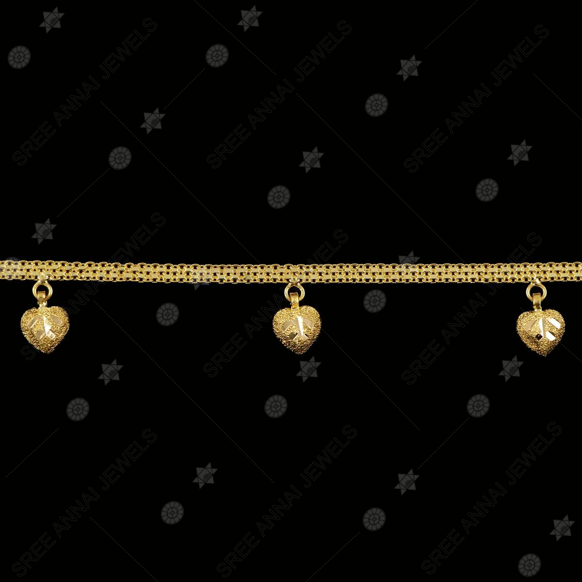 14K Yellow Gold 8-Inch Fancy Link Bracelet - Josephs Jewelers