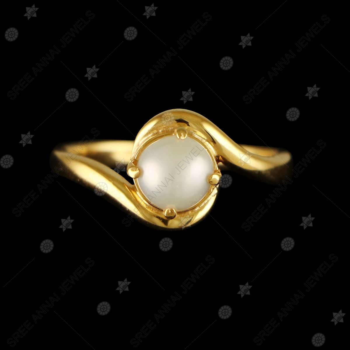 Fine Freshwater Pearl Ring | Gold Pearl Ring Women | Natural Pearl Ring |  Jewelry Ring - Rings - Aliexpress