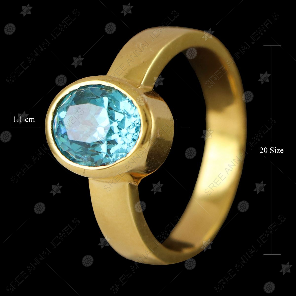 Showroom of 22k gold marquise shape red stone ladies ring | Jewelxy - 215641