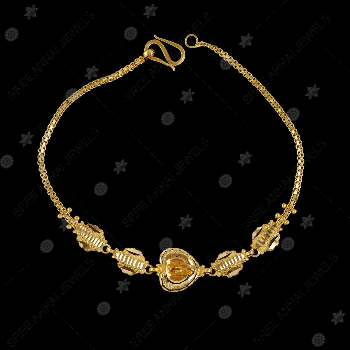Pola Gold Bangles - Senco Gold & Diamonds | sencogoldanddiamonds.com