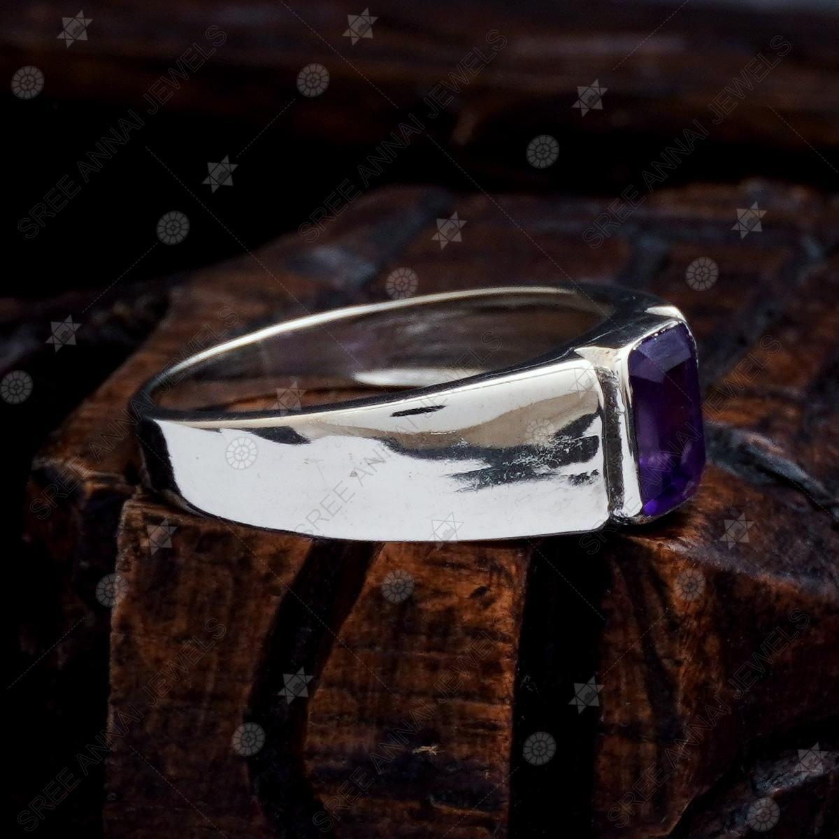 Handmade Sterling Silver Amethyst Ring 9 – Colors Of Etnika