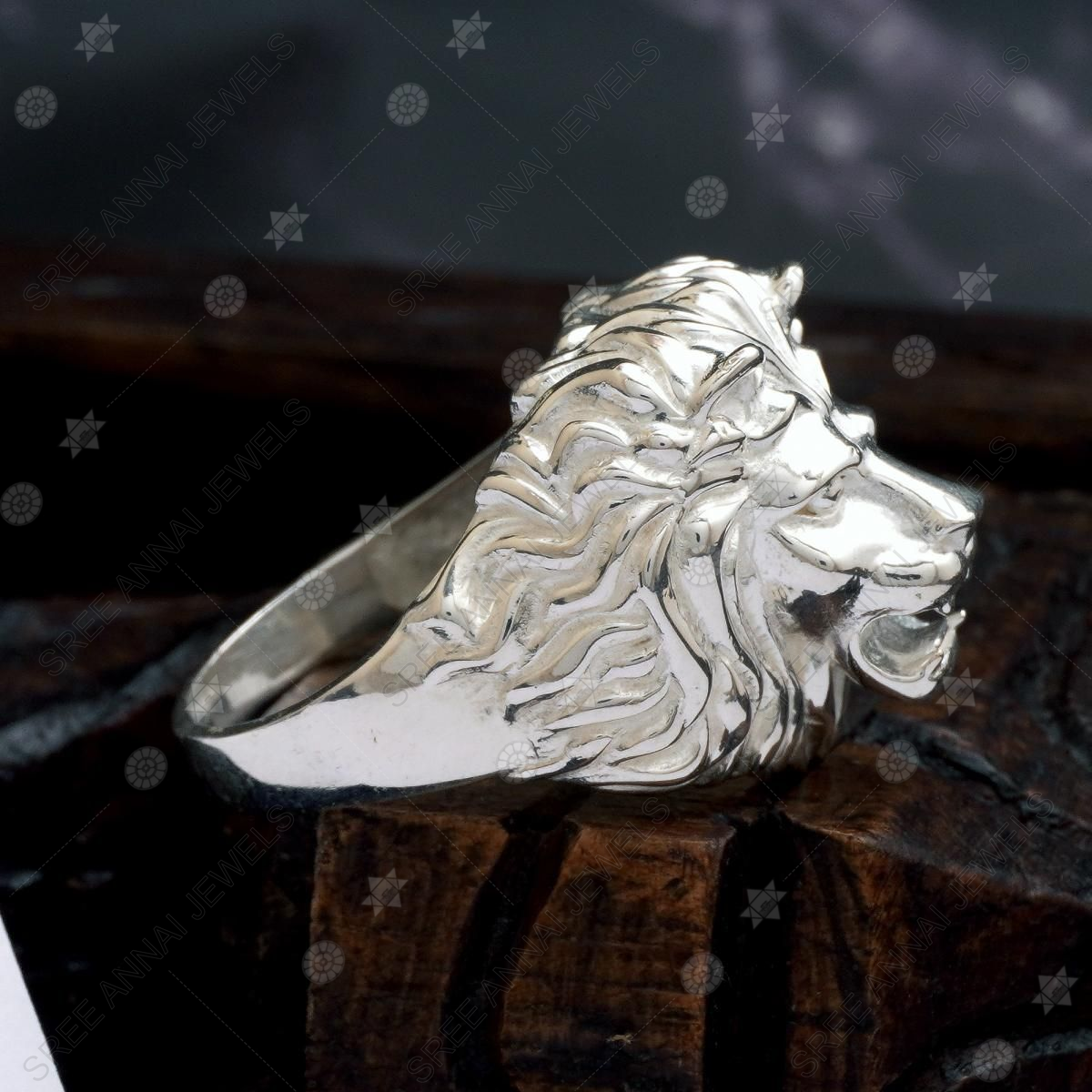 Lion Face Ring, Roaring Lion, 925 Sterling Silver, Oxidized Ring, Handmade  Ring at Rs 100/gram | 925 खरी चांदी की अंगूठी in Jaipur | ID: 23361601933